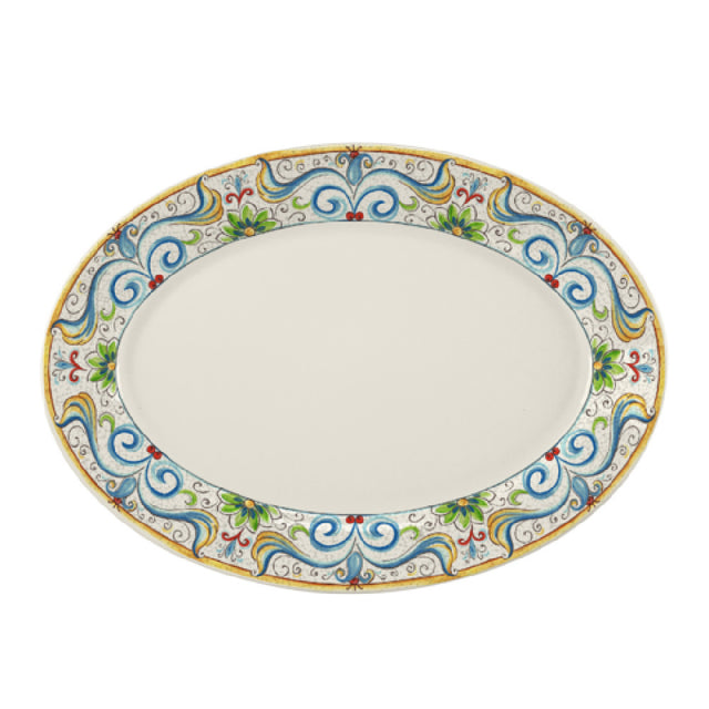 Steelite HL15763910 Rolled Edge Oval Platter 13.375" X 9.25" X 1.5" RE & NR