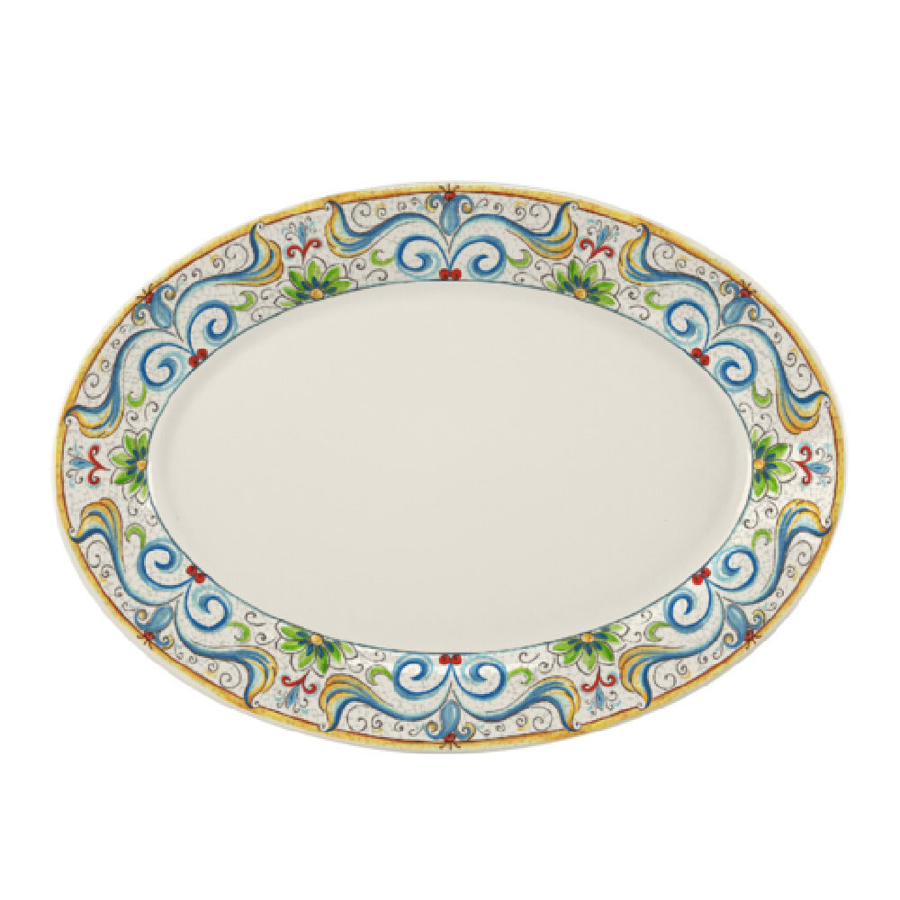 Steelite HL15763910 Rolled Edge Oval Platter 13.375" X 9.25" X 1.5" RE & NR