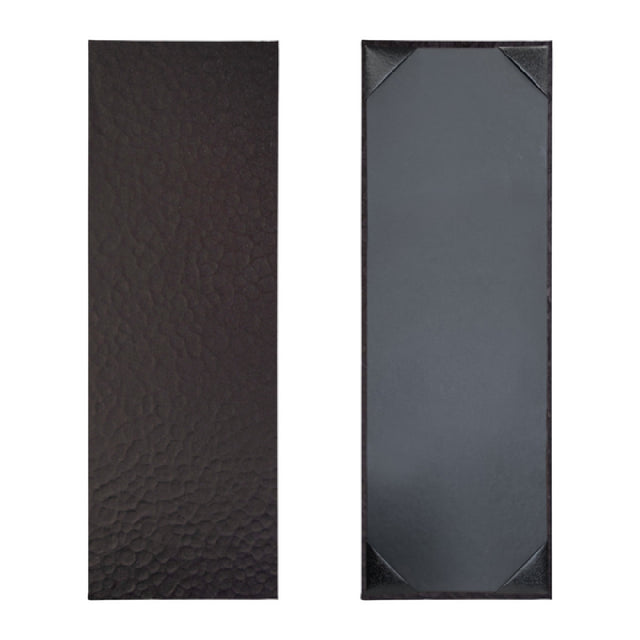 Risch METRO-1V 4.25X14 Metro Iron Or Mesh Hardback Metallic Menu Cover (specify Pattern And Color)