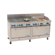 Comstock-Castle 2F330-24 Range Gas 72" Wide