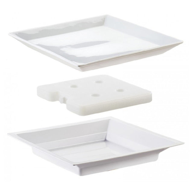 Cal Mil 3063 Cold Concept Plate Set 11"W X 11"D X 1"H Square