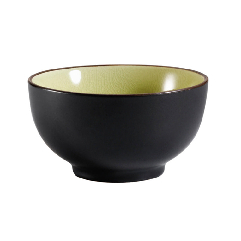 CAC China 666-4-G Japanese Style Rice Bowl 10 Oz. 4-3/4" Dia. X 2-1/2"H