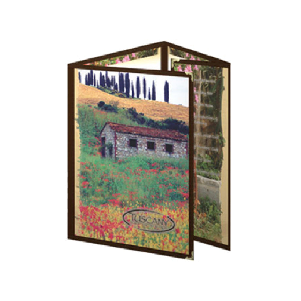 Risch TETQ 8.5X11-LEATHERETTE Deluxe Sewn Leatherette Menu Cover (specify Color)