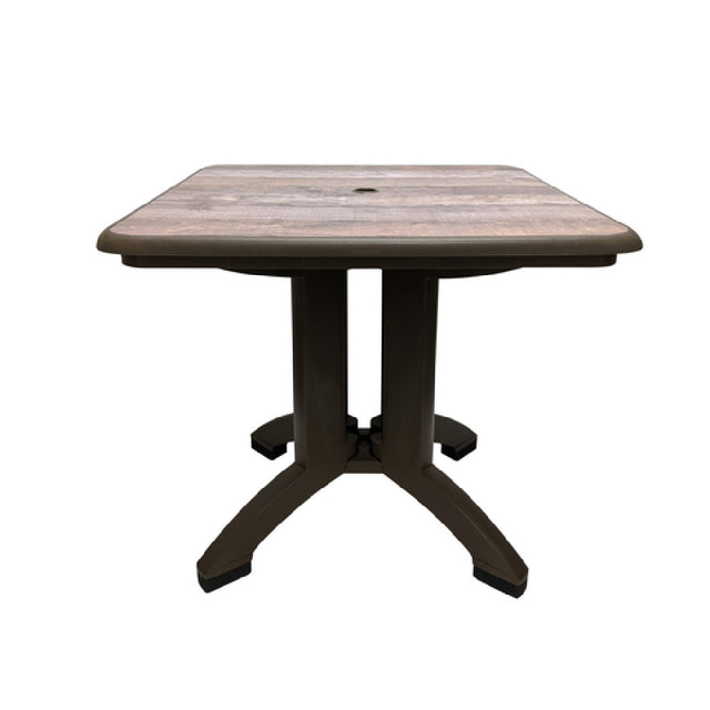 Grosfillex US744037 Aquaba Outdoor Table 32" X 32" Square