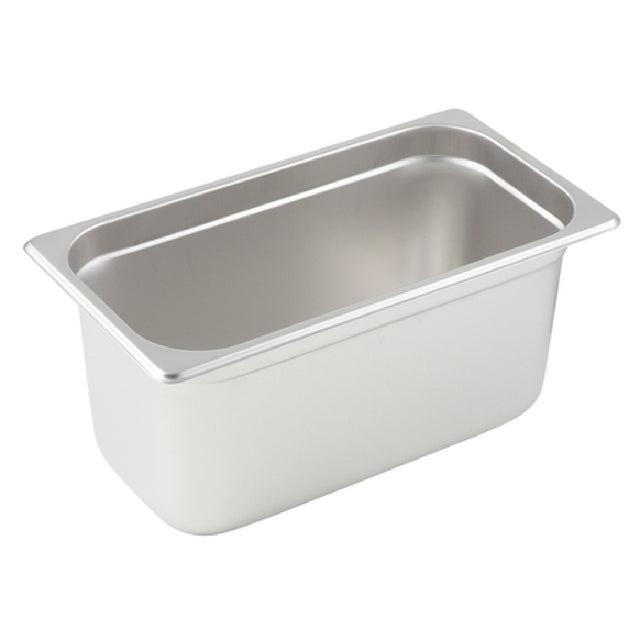 Winco SPJL-306 Steam Table Pan 1/3 Size 6-7/8" X 12-3/4" X 6" Deep