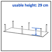 Bauscher Hepp VE-80010 - Venta® Shelf, To Create Storage Space Under A Buffet Table