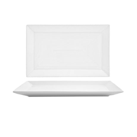 FOH DSP002WHP22 Spiral® Plate 11" X 7" Rectangle