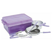 Hubert 50877 - Allergen Cooking Kit, 11-piece, Includes: (1) 20" X 15" X 7"H Purple Colormate Food Box (91946)