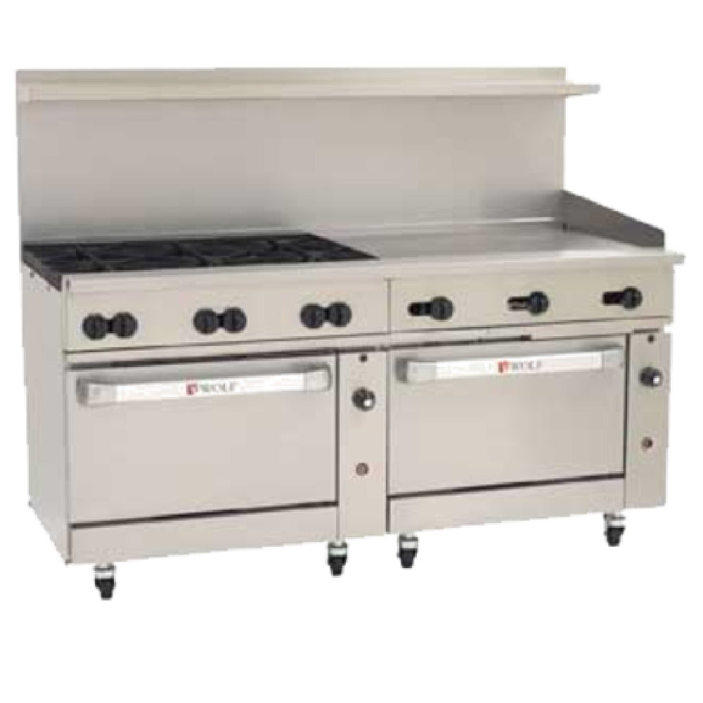 Wolf C72SC-6B36GT_LP Challenger XL™ Restaurant Range 72" Gas