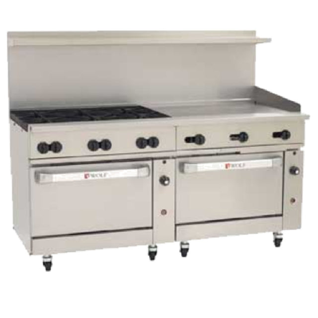 Wolf C72SC-6B36GT_LP Challenger XL™ Restaurant Range 72" Gas