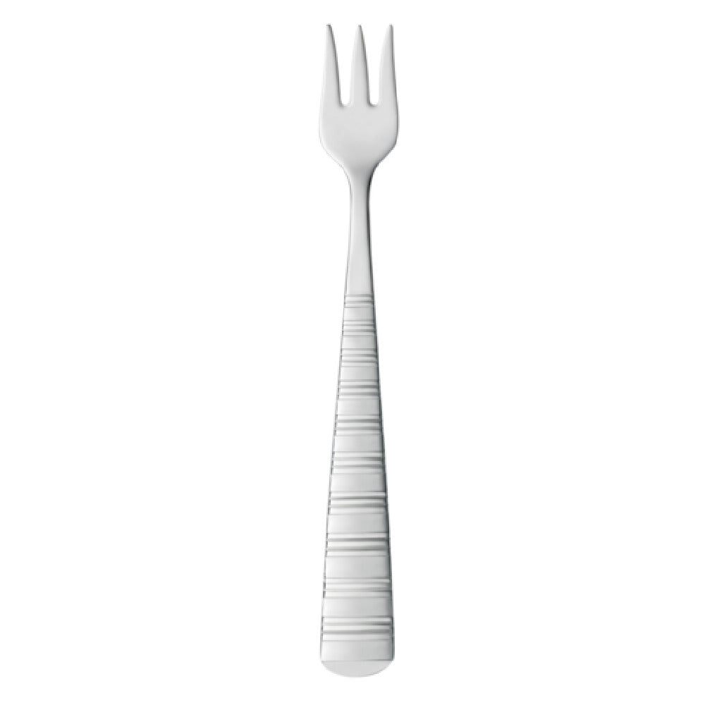 Libbey 938 029 Cocktail Fork 5-7/8" Thick Handles With Banded Texture Design