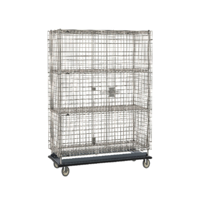Metro SEC56S-HD-2SE - Super Erecta® Security Unit, Mobile, Stainless Steel Finish