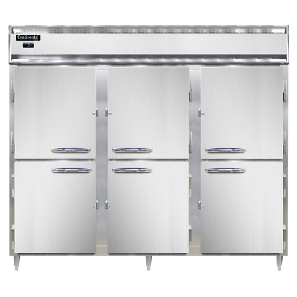 Continental Refrigerator DL3FE-HD Designer Line Wide Freezer Reach-in 85-1/2"W