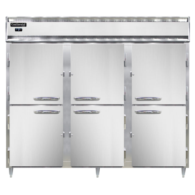 Continental Refrigerator DL3FE-HD Designer Line Wide Freezer Reach-in 85-1/2"W