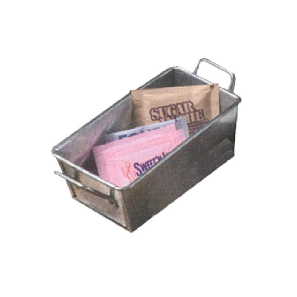 American Metalcraft GSP35 Sugar Packet Holder 5"L X 3"W X 2"H Galvanized Steel