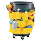 Rubbermaid FG264200YEL - BRUTE® Caddy Bag, 20"D X 20-1/2"H, (12) Various Sized Pockets