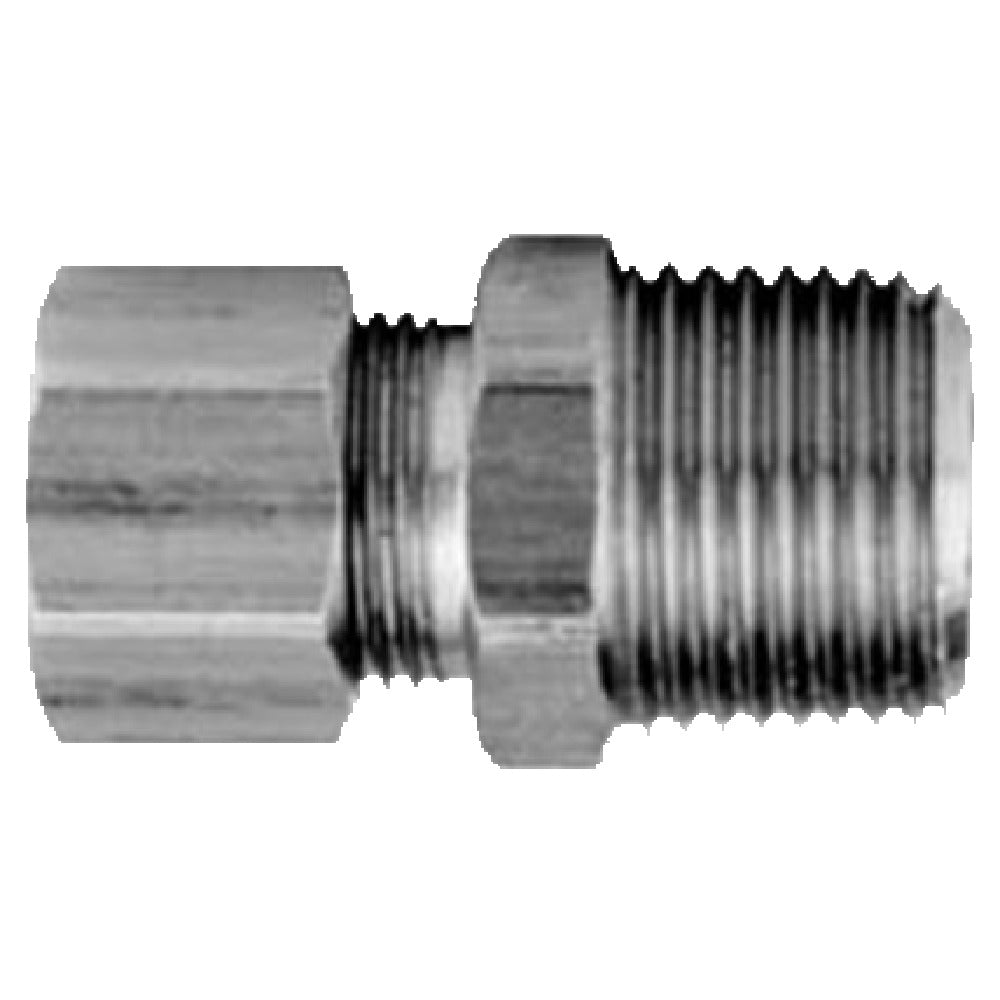 Franklin Machine Products 158-1068 Male Connector 1/4" OD X 1/4" NPT