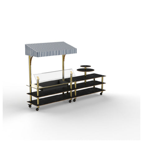 Steelite MGCMLE04MBWW Display Station Mixed Materials (minimum = Case Quantity 1 Per Case) (repack Item)