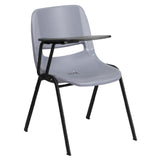 Flash Furniture RUT-EO1-GY-RTAB-GG Hercules Series Ergonomic Shell Chair 880 Lb. Weight Capacity