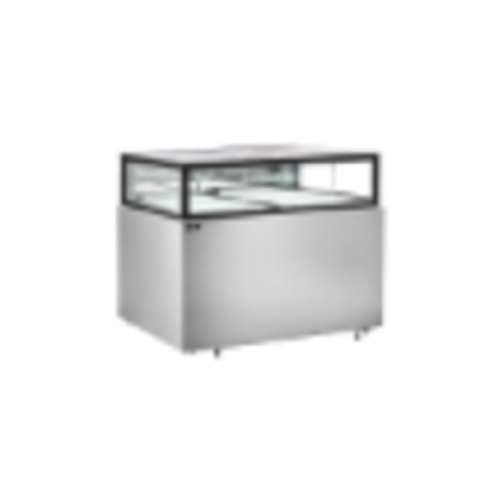 Omcan 48563 (RE-CN-0060) Refrigerated Showcase 60”W 16.7 Cu.ft. Capacity