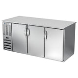 Beverage Air BB72HC-1-PT-S - Refrigerated Back Bar Pass-Thru Storage Cabinet, Three-section