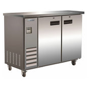 Empura Refrigeration E-KBB48-2-S Back Bar Cooler 2 Swing Solid Doors 49"W X 24.4"D X 41.8"H