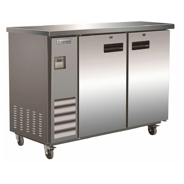 Empura Refrigeration E-KBB48-2-24-S Back Bar Cooler 2 Swing Solid Doors 49"W X 24 7/16"D X 41 3/4"H