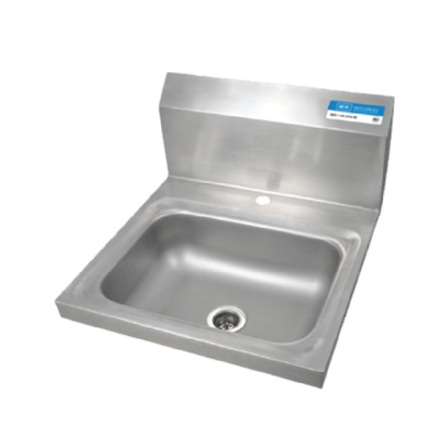 BK Resources BKHS-D-1410-1 Hand Sink Wall Mount 14" Wide X 10" Front-to-back X 5" Deep Bowl