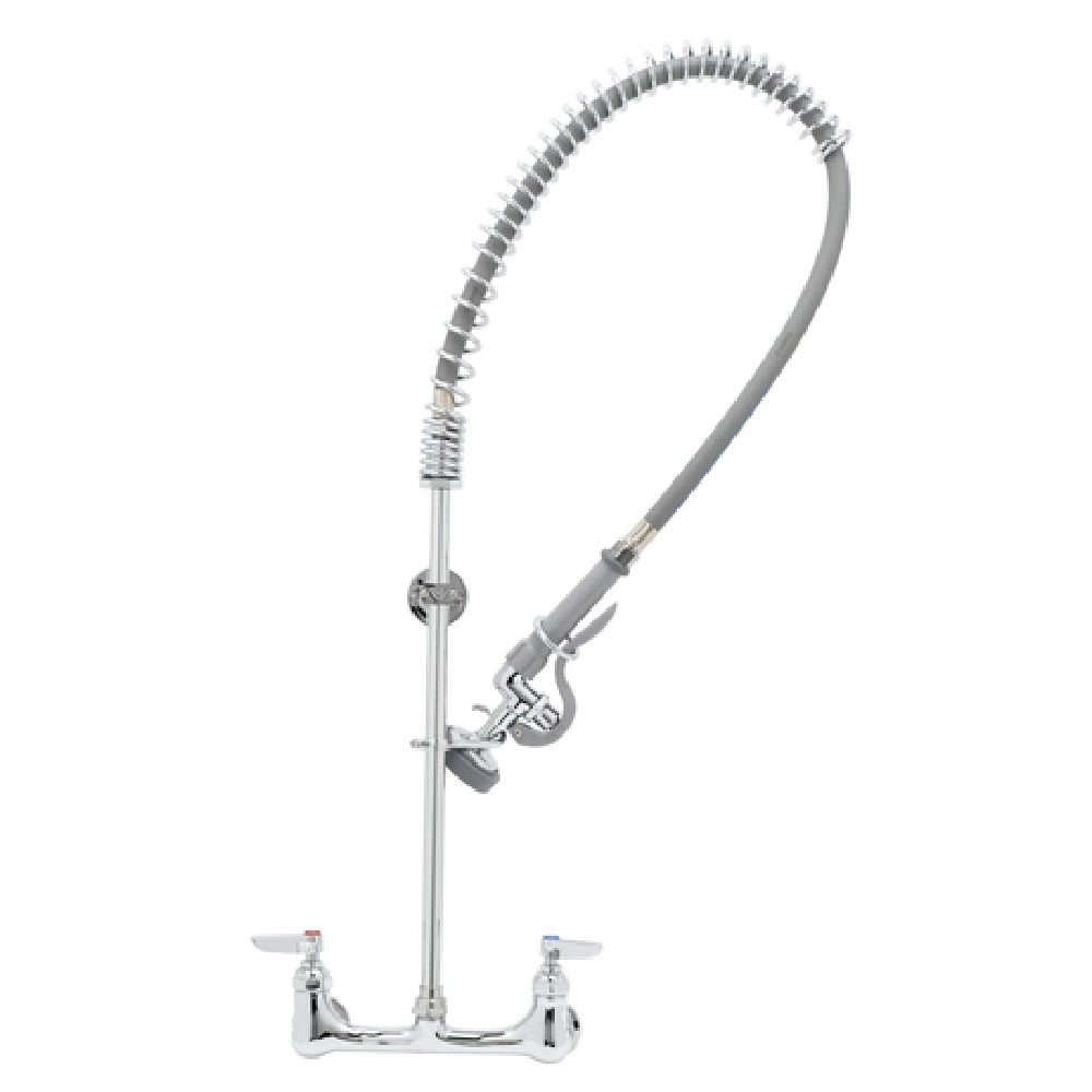 T&S Brass B-0133-R EasyInstall Pre-Rinse Unit 33-7/16"H 8" Centers