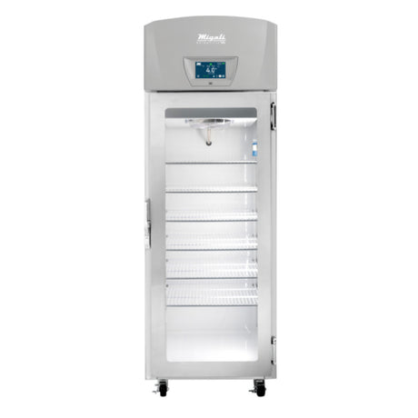 Migali Industries EVOX-1RG-LB Medical-Grade Refrigerator 20.2 Cu. Ft. Capacity Single Glass Door