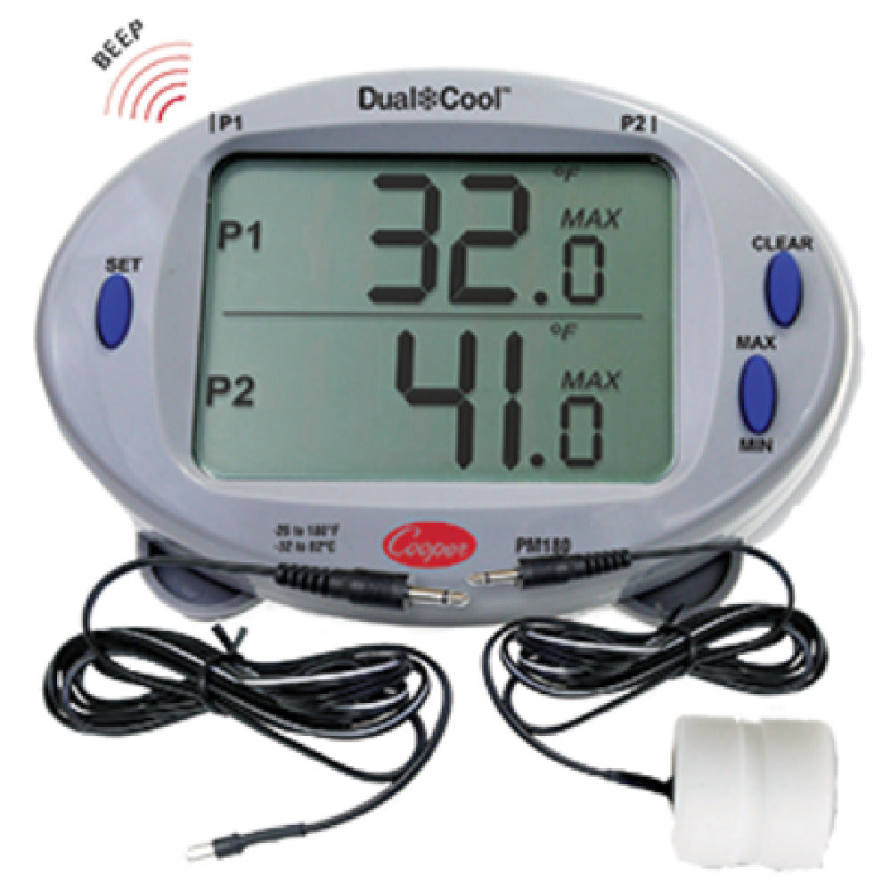 Cooper Atkins PM180-01 Dual-Cool™ Thermometer Digital 2-1/8" X 2-7/8" (5.4 Cm X 7.3 Cm)