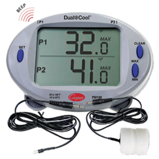 Cooper Atkins PM180-01 Dual-Cool™ Thermometer Digital 2-1/8" X 2-7/8" (5.4 Cm X 7.3 Cm)