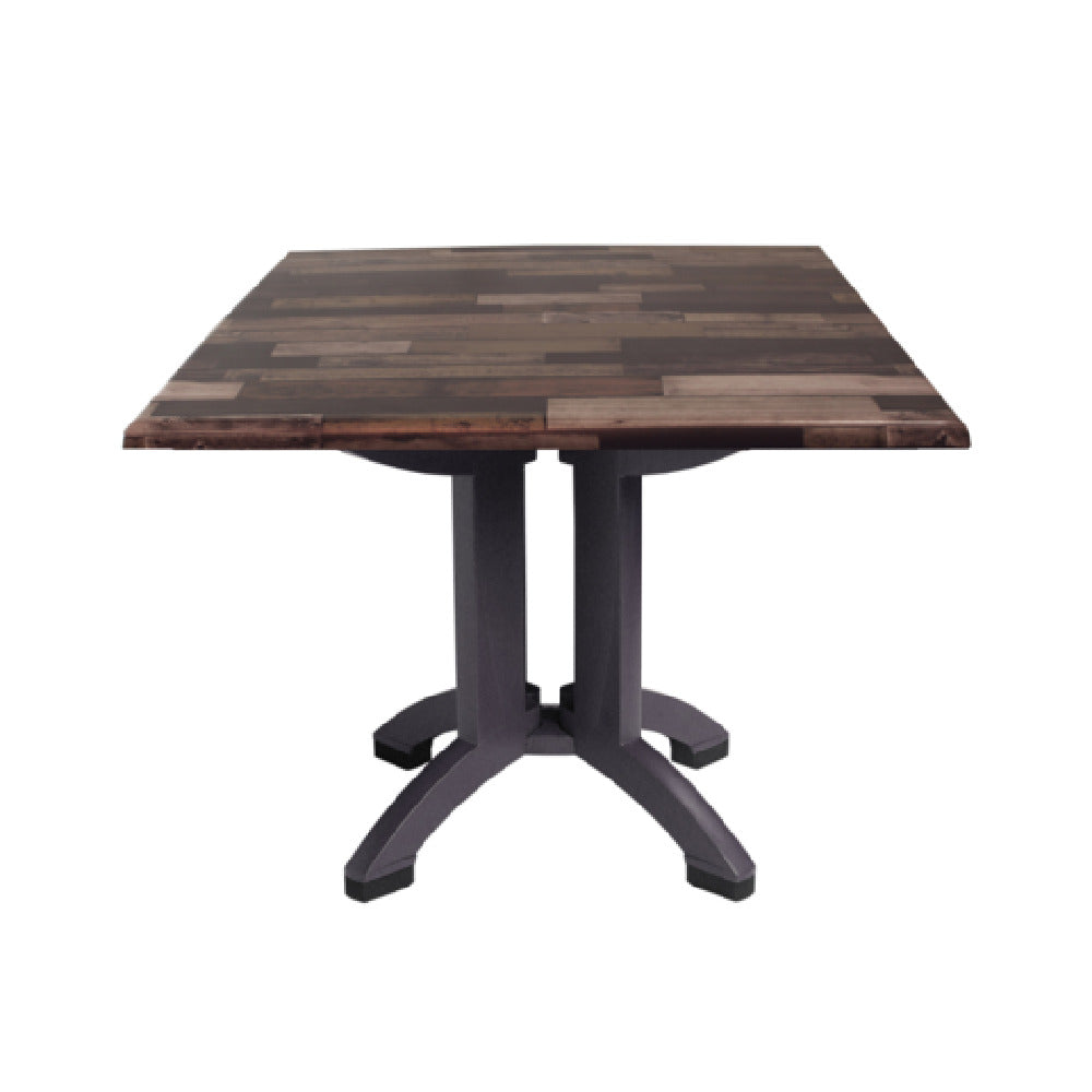 Grosfillex UT375720 - Atlanta Outdoor Table, 36" X 36" X 28-2/5"H, Square