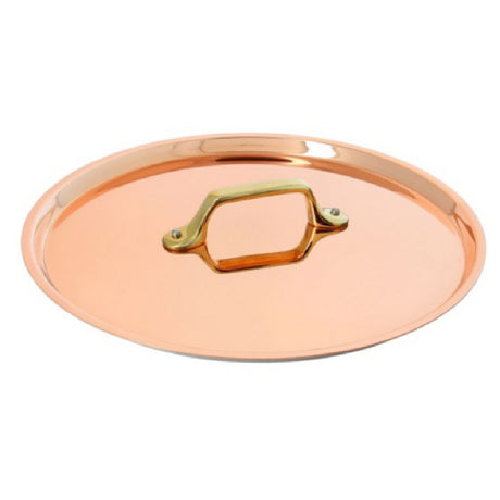 JB Prince RB345 14 Copper Lid Brass Handle 5.5"