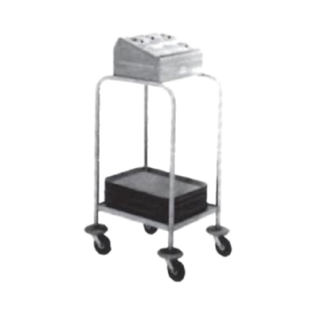 Piper Products 716-1-A6 - Tray & Silver Cart, (1) Stack With Cylinder Type Silver Disp