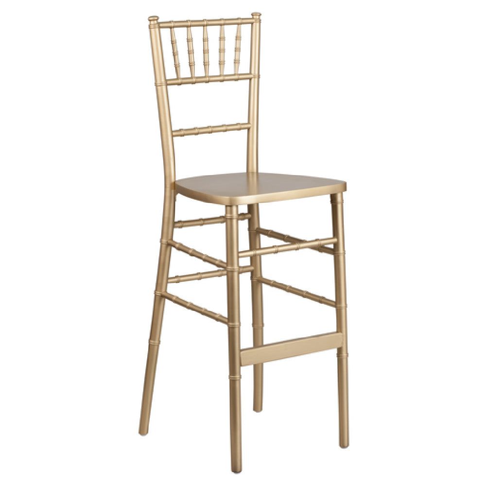 Flash Furniture XA-CH-BAR-GO-GG Hercules Series Chiavari Stacking Barstool 600 Lb. Weight Capacity