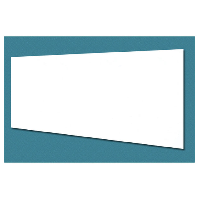 Aarco 6WGBM48120Z ClearVision™ Magnetic Glass Markerboard 120"W X 48"H 1/4"(6mm) Tempered Glass