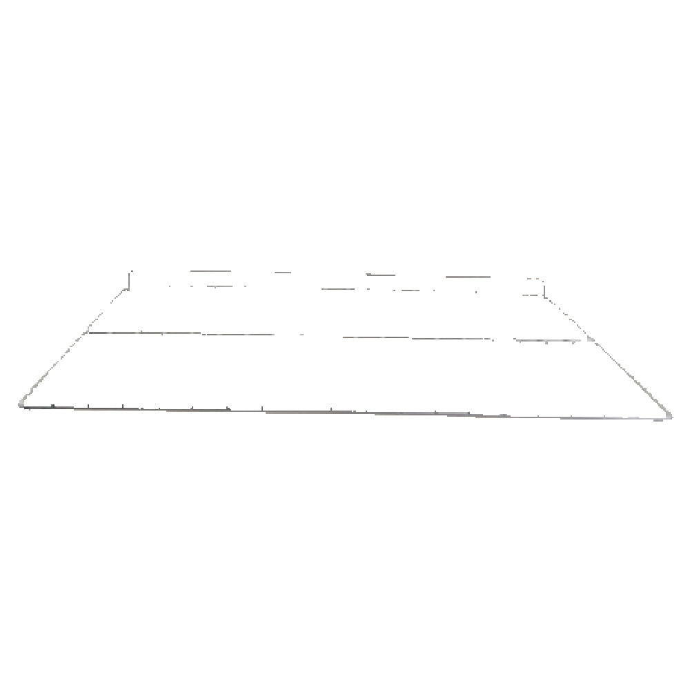 Franklin Machine Products 235-1153 Refrigerator Shelf 19-1/4"W X 21"D (4) Feet And Backstop