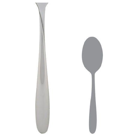 Steelite 5709SX003 Dessert Spoon 7-1/4" Long 18/0 Stainless Steel