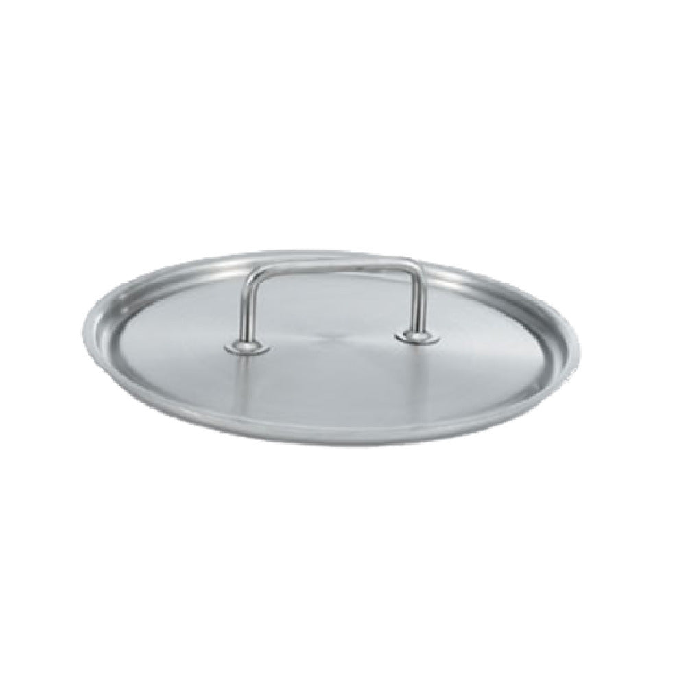 Vollrath 47771 Intrigue® Cover 7.9" (20cm) Diameter 18-8 Stainless With Heavy-duty Welded Solid Loop Handle