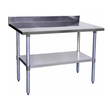 Hubert 52058 - Kratos® 304 Stainless Steel Work Table, 48"W X 24"D X 38"H, 16 Gauge Type 304 Stainless Steel Top
