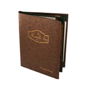 Menu Solutions CO600C Menu Cover Holds 8-1/2" X 11" Insert Single Panel With 1 View