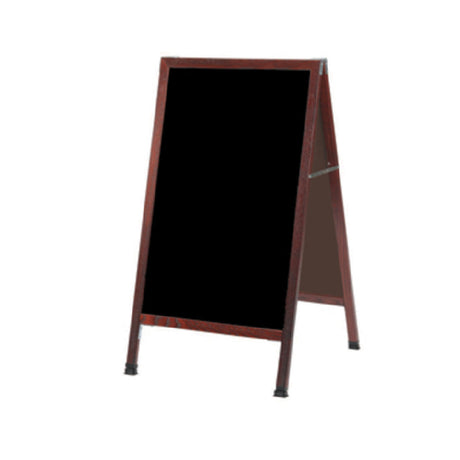 Aarco MA-1P Sidewalk Markerboard 24"W X 42"H Black Acrylic Board