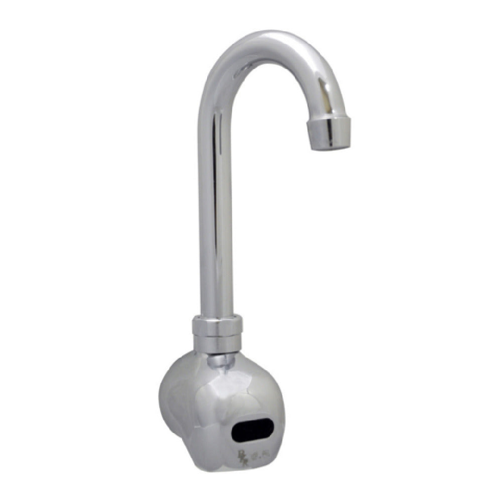 BK Resources BKF-SEF-5G Heavy Duty Electronic Faucet Splash Mounted With 5" Gooseneck Spout