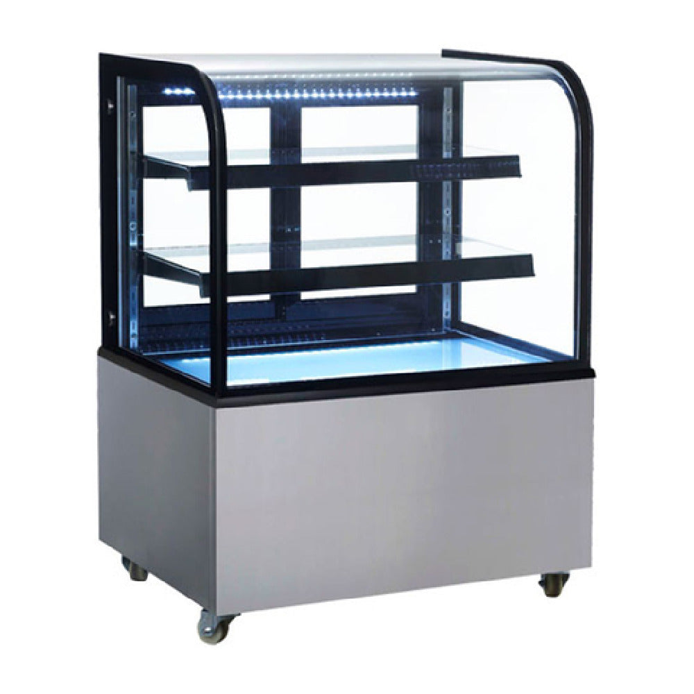 Omcan 47102 (DS-CN-0270) Non-Refrigerated (Dry) Bakery Display Case 36" L