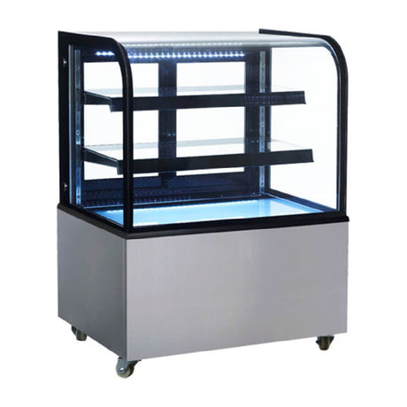 Omcan 47102 (DS-CN-0270) Non-Refrigerated (Dry) Bakery Display Case 36" L