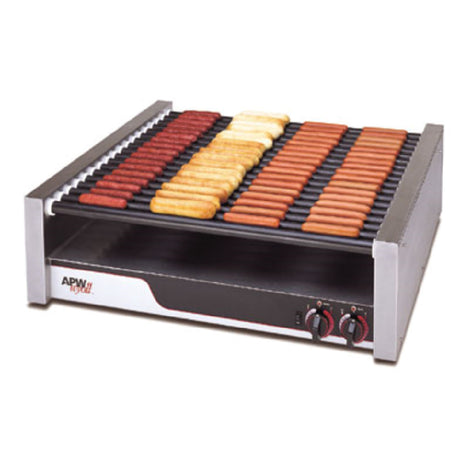 APW Wyott HRS-75 X*PERT™ HotRod® Hot Dog Grill Tru-Turn Rollers