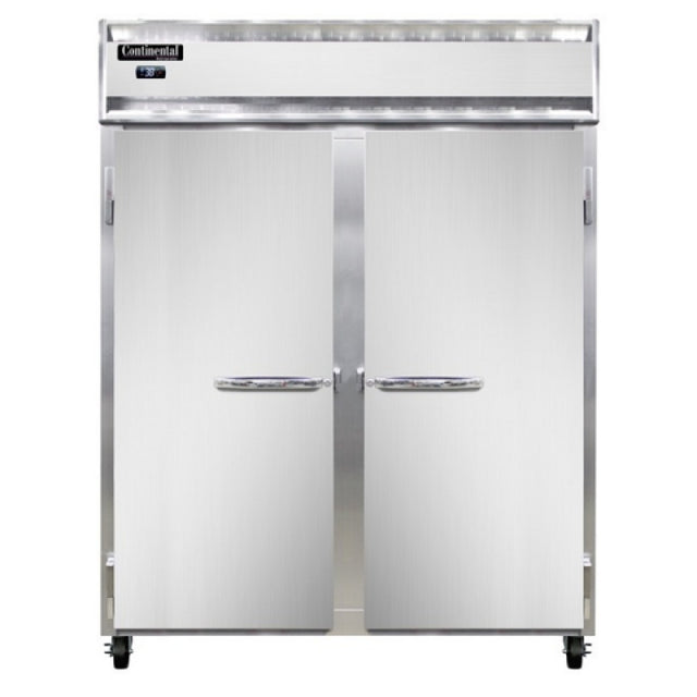 Continental Refrigerator 2RENSSPT-SD-GD Extra-Wide Refrigerator 52 Cu. Ft. Capacity