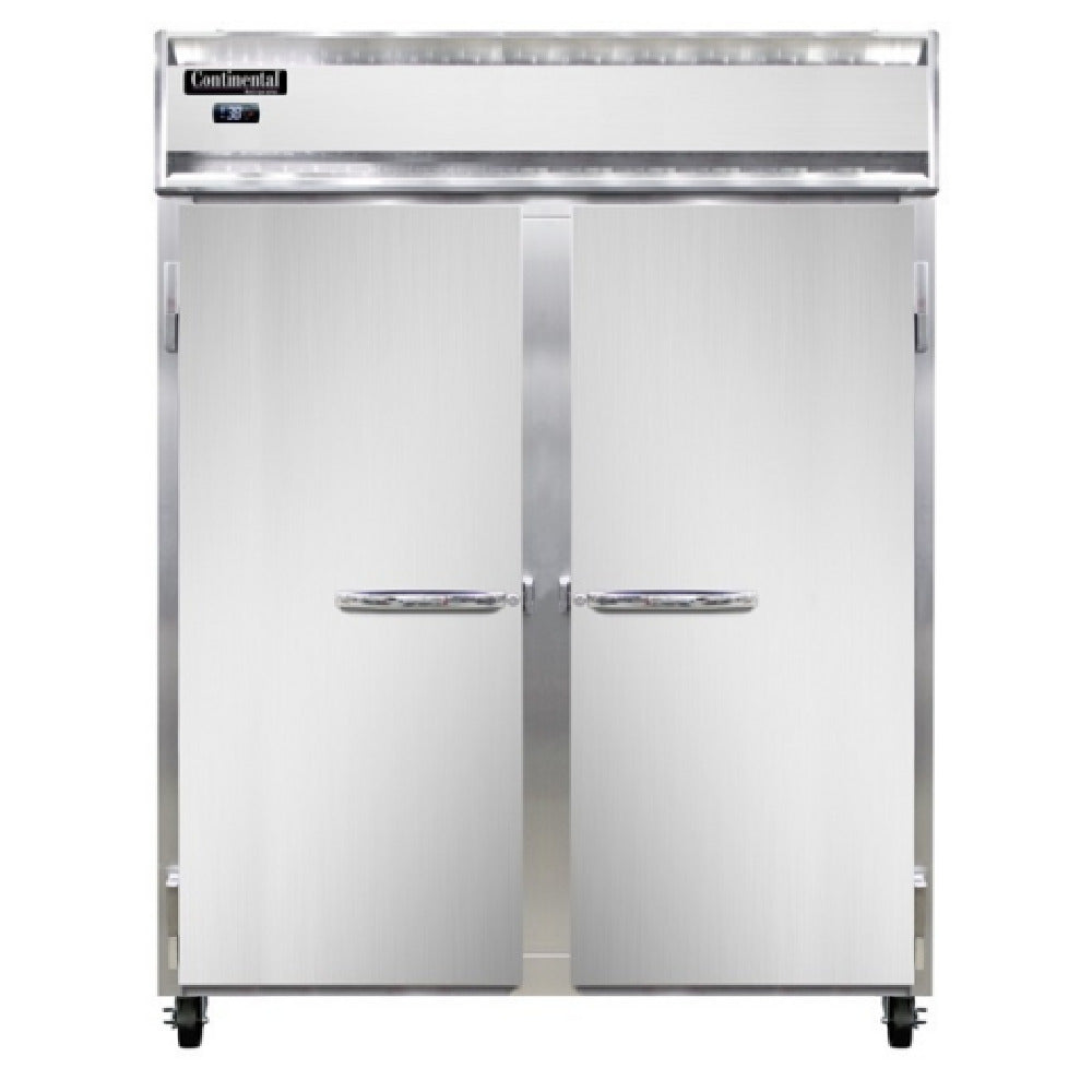 Continental Refrigerator 2RENSAPT-SD-GD Extra-Wide Refrigerator 52 Cu. Ft. Capacity