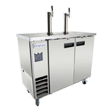 Empura Refrigeration E-KDD2-2-S Direct Draw Beer Dispenser 61.1"W X 24.41"D X 41.9"H 12.5 Cu. Ft. Capacity